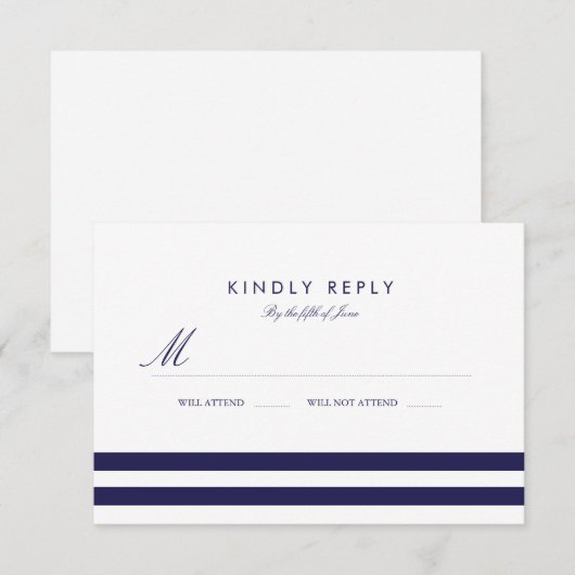 RSVP KARTE (Vorne/Hinten)