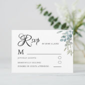 RSVP KARTE (Stehend Vorderseite)