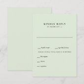 RSVP KARTE (Vorne/Hinten)