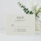 RSVP KARTE (Stehend Vorderseite)