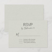 RSVP KARTE (Vorne/Hinten)