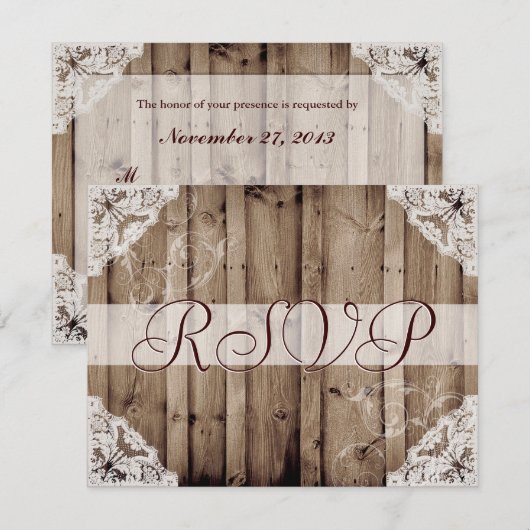 RSVP KARTE (Vorne/Hinten)