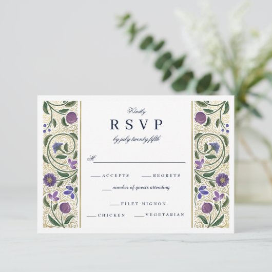 RSVP KARTE (Stehend Vorderseite)