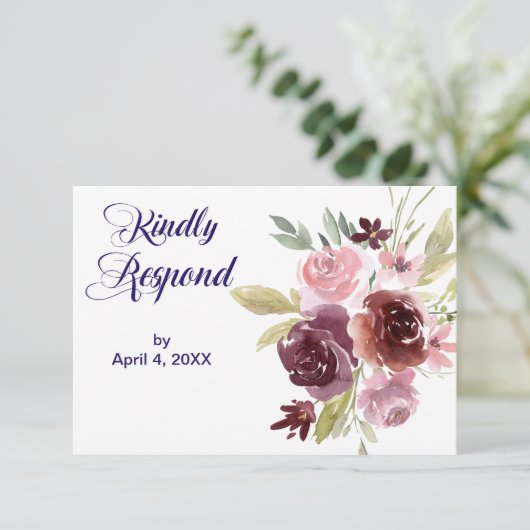 RSVP KARTE (Stehend Vorderseite)