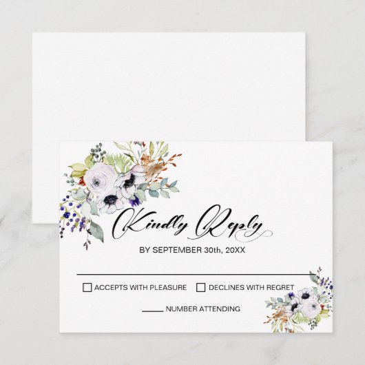 RSVP KARTE (Vorne/Hinten)