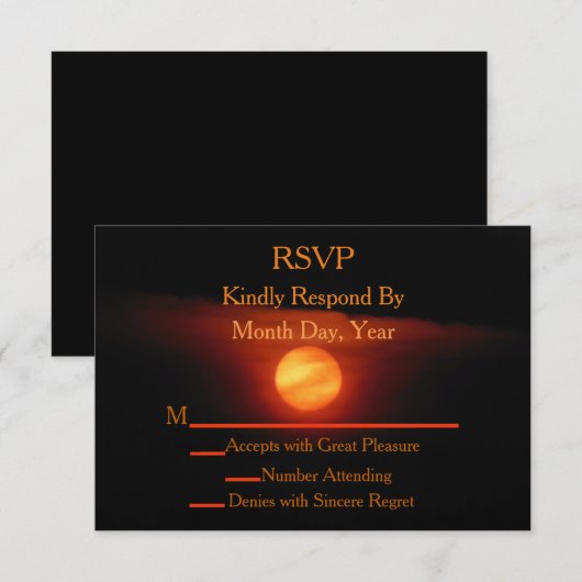 RSVP KARTE (Vorne/Hinten)