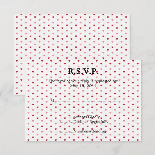 RSVP KARTE (Vorne/Hinten)