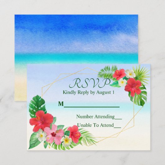 RSVP KARTE (Vorne/Hinten)