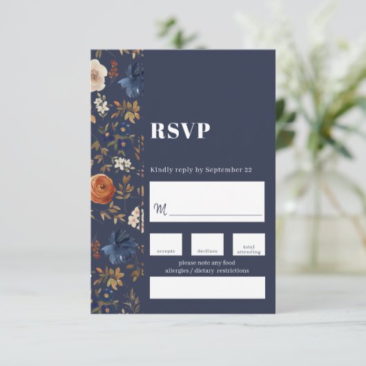 RSVP KARTE (Stehend Vorderseite)