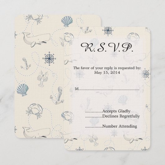 RSVP KARTE (Vorne/Hinten)