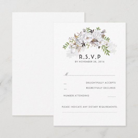 RSVP KARTE (Vorne/Hinten)