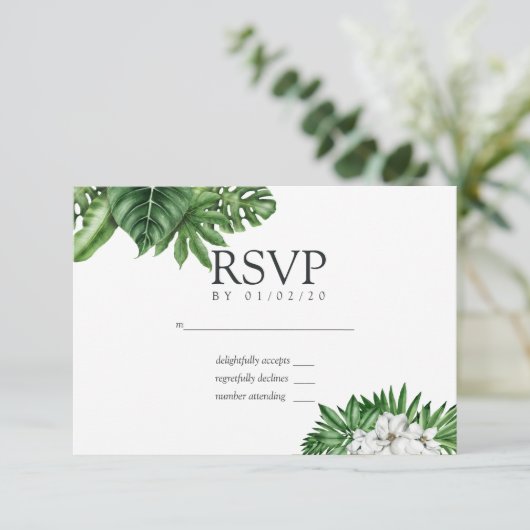 RSVP KARTE (Stehend Vorderseite)