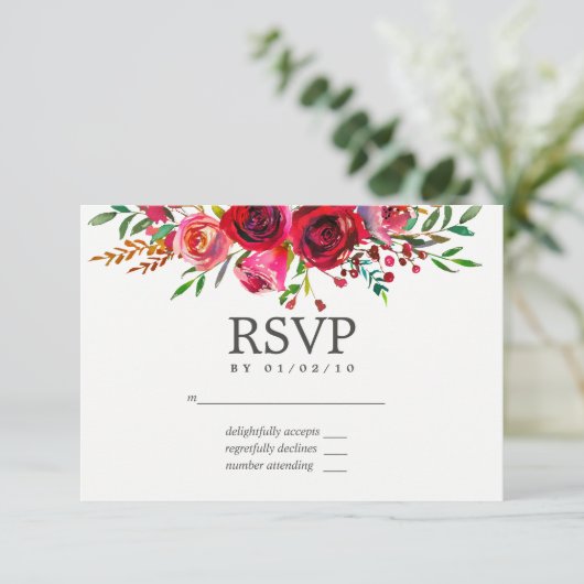 RSVP KARTE (Stehend Vorderseite)
