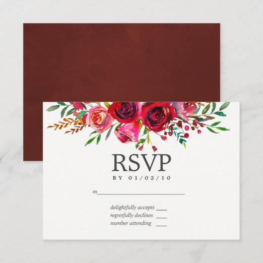 RSVP KARTE (Vorne/Hinten)