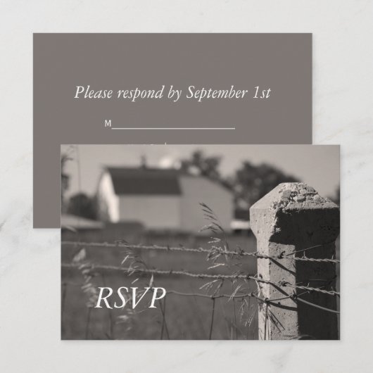 RSVP KARTE (Vorne/Hinten)