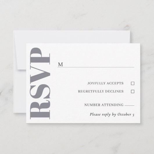 RSVP KARTE (Vorderseite)