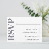 RSVP KARTE (Stehend Vorderseite)