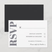 RSVP KARTE (Vorne/Hinten)