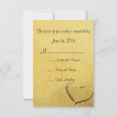 RSVP KARTE (Rückseite)