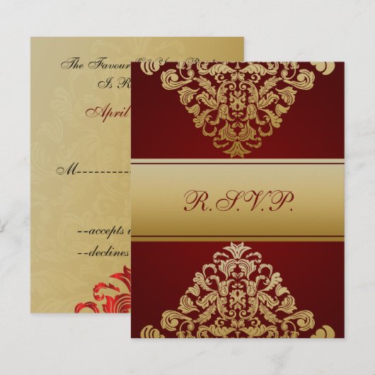 RSVP KARTE (Vorne/Hinten)