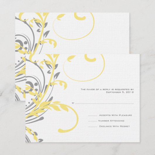 RSVP KARTE (Vorne/Hinten)