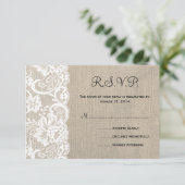 RSVP-Karte 2 RSVP Karte (Stehend Vorderseite)