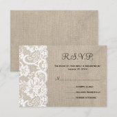 RSVP-Karte 2 RSVP Karte (Vorne/Hinten)