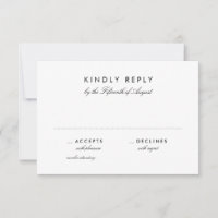 RSVP-Karte 3,5 Zoll x 5 Zoll