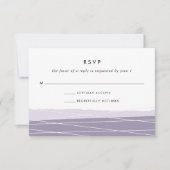 RSVP-Karte | Amethyst RSVP Karte (Vorderseite)