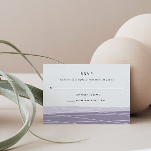 RSVP-Karte Amethyst RSVP Karte