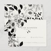 RSVP-Karte Begleitkarte (Vorne/Hinten)