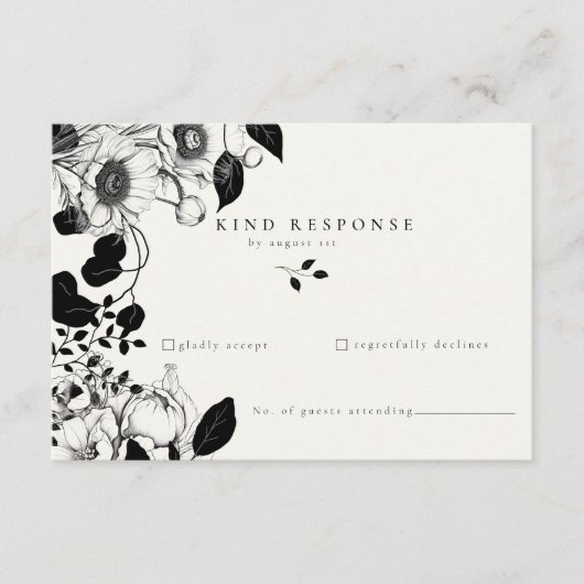 RSVP-Karte Begleitkarte (Vorderseite)