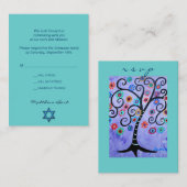 RSVP-Karte Begleitkarte (Vorne/Hinten)