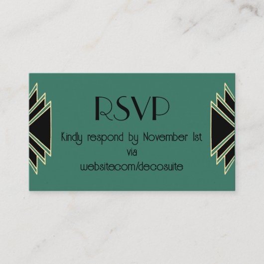 RSVP-Karte Begleitkarte (Vorderseite)