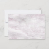 RSVP-Karte der französischen Hütte RSVP Karte (Rückseite)