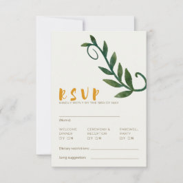 RSVP-Karte der Liebe Einladung