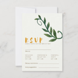 RSVP-Karte der Liebe Einladung