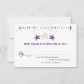 RSVP-Karte des Starfish Boardings RSVP Karte (Vorderseite)