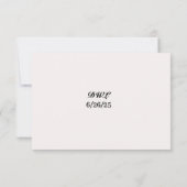 RSVP-Karte des verzauberten Orchid RSVP Karte (Rückseite)
