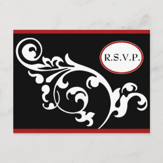 RSVP-Karte Einladungspostkarte