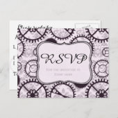 RSVP-Karte Einladungspostkarte (Vorne/Hinten)