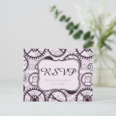 RSVP-Karte Einladungspostkarte (Stehend Vorderseite)