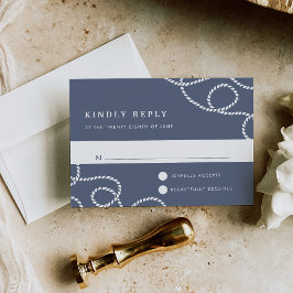 RSVP-Karte | Eisblau RSVP Karte