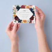 RSVP-Karte fallen | Haushalt Flyer (Gruppe)