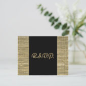 RSVP-Karte für 50 Jahre RSVP Karte (Stehend Vorderseite)