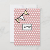 RSVP-Karte für benutzerdefiniertes Land Einladung (Vorderseite)