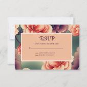 RSVP-Karte für Blumenzehen RSVP Karte (Vorderseite)