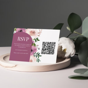 RSVP-Karte für Blumenzehen RSVP Karte