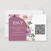RSVP-Karte für Blumenzehen RSVP Karte (Vorderseite)