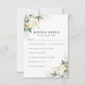 RSVP-Karte für Blumenzwiebeln RSVP Karte (Vorderseite)